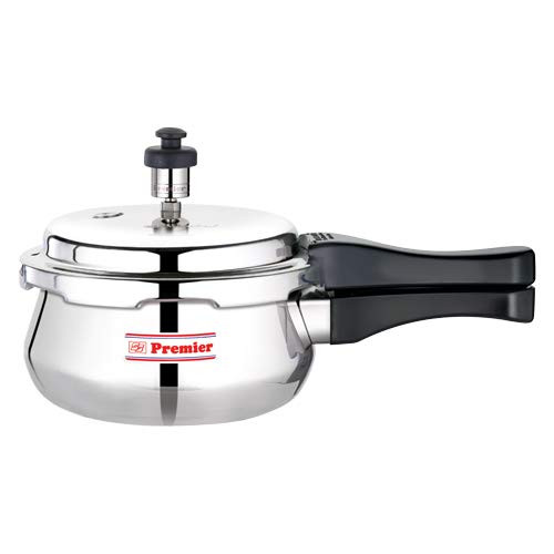 Premier Stainless Steel Handi Pressure Cooker with Glass Lid – 3 L Stainless Steel Handi Pressure Cooker with Glass Lid 3 L