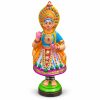 Tanjore Thalayatti Pommai Traditional Kantara Dancing Doll – 33 cm Tanjore Thalayatti Pommai traditional dancing doll front view