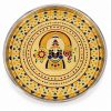 Tirupati Balaji Decorative Stainless Steel Pooja Thali – 31 cm Top view of Tirupati Balaji decorative pooja thali