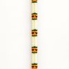 Full-length view of white artificial flower toran garland, 7 ft