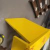 Yellow 7-Step Golu Stand with Kolam Designs – 63 × 30 × 28 cm Yellow Golu Stand – Actual Side Support captured from the actual product video