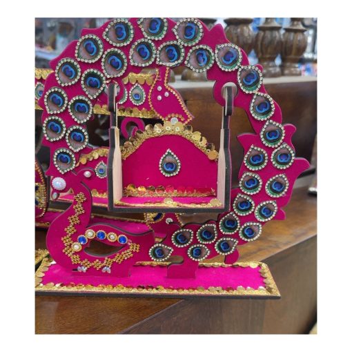 Decorative peacock jhula CS14209 front view